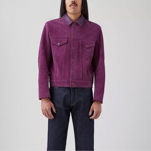 Levi’s LVC Men’s Purple Suede Jacket